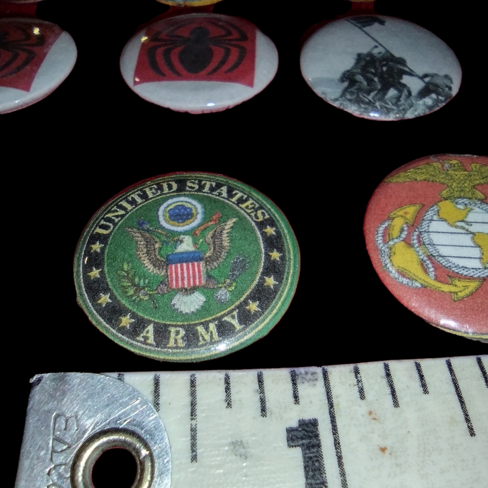 Twelve Assorted Themes One Inch Buttons - Picture 5 of 9